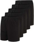 5 Pack: Mens 5 Inch Gym Shorts Runn