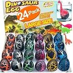 24Pcs Hatching Dinosaur Eggs Party 