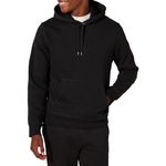 Amazon Essentials Men's Hooded Fleece Sweatshirt, Black, Large