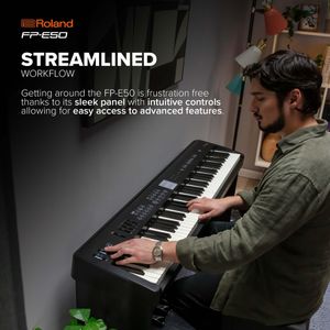 Roland FP-E50 88-Key Digital Piano – Portable Keyboard