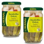 Banderillas Spanish Sweet PICKLES Skewers Cocktail Tapas Snack Cucumbers PACK OF 2 x 315g jar