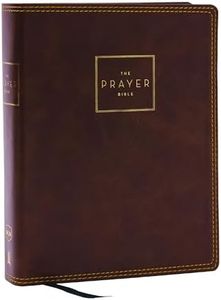 The Prayer Bible: Pray God’s Word Cover to Cover (NKJV, Brown Leathersoft, Red Letter, Comfort Print)
