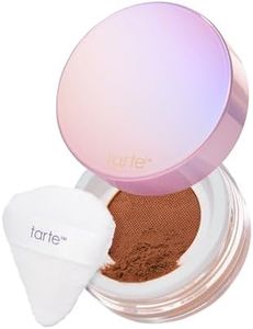 tarte creaseless setting powder – Loose Face Powder, Lightweight Oil-Absorbing Formula for Longwear Finish, Vegan & Cruelty-Free, full size, translucent deep
