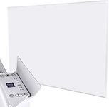 MYLEK Panel Heater Radiator 2KW Electric - Daily and Weekly Timer, Digital Thermostat - Wall Mounted Slim White Panel Heater for Bathroom, Office, Bedroom, Garage (2000 Watt) Lot 20 Compliant