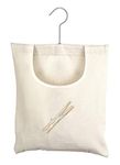 Whitmor Canvas Clothespin Bag