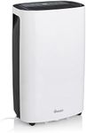Swan SH16810N 20 Litre Dehumidifier with LED Display, Auto Shut Off, 24 Hour Timer, White