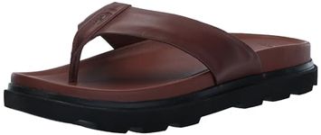 UGG Men's Capitola Flip Slide Sandal, Cognac, 8 UK