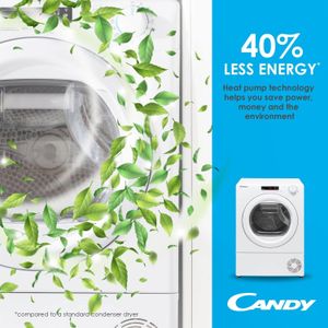Candy Smart Pro 9kg Heat Pump Dryer – Energy Efficient Clothes Dryer