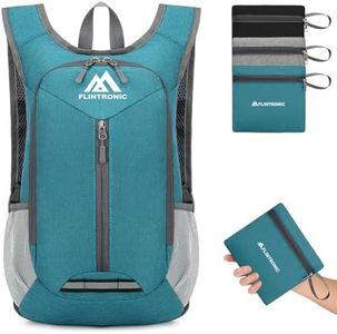 flintronic 16L Mochila Plegable Ultraligera, Mochila de Viaje, Mochilas de Senderismo, Mochilas de Marcha Pequeña, Impermeable, para Hombre Mujer, para Senderismo Caminar Acampar, Verde