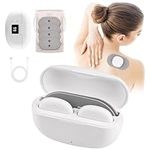 TENS Machine for Pain Relief Wireless, puersit EMS Muscle Stimulator with 6 Modes Targeted Pain Relief Rechargeable Mini Massager Unit for Back,Shoulder,Knee,Sciatica Pain(with Charging Case)