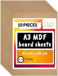 Creative Deco 10 x A3 MDF Board She