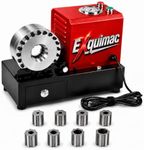 Exquimac Hydraulic Hose Crimper 110V with 8 Dies, 3/8 to 1-1/4 Inch
