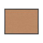 Bi-Office Cork Notice Board 60 x 40 cm, Black