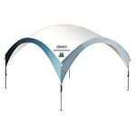 Coleman Gazebo, Fastpitch Shelter XL for Garden and Camping, Sturdy Steel Construction, Large Tent, Portable Sun Shelter with Protection SPF 50, White, XL - 4.5 x 4.5 m