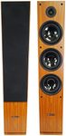 Rockville (2) RockTower 68C Classic Home Audio Tower Speakers Passive 8 Ohm