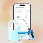 Navam Smart Baby Monitor for 0-2 Years I Bluetooth Wearable Pulse Oximeter with SpO2 Oxygen, Heart Rate.