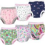 BIG ELEPHANT Baby Girls 6 Pack Pott