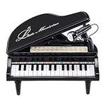 31 Keys Black Keyboard Piano for Be