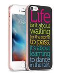 Iphone SE Case - MUQR Apple Iphone 5 5S SE Cover Silicone Quotes Motivational Sports About Life Inspirational Sayings