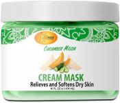 SPA REDI - Body and Foot Cream Mask, Cucumber and Melon, 16 Oz - Pedicure Massage for Tired Feet and Body, Hydrating, Fresh Skin - Infused with Hyaluronic Acid, Amino Acids, Panthenol