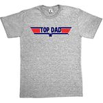 Fancy A Snuggle Top Dad Mens T-Shirt Large Heather Grey