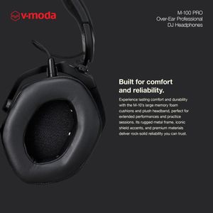 V-Moda M-100 PRO DJ Headphones – Over-Ear Studio Monitor