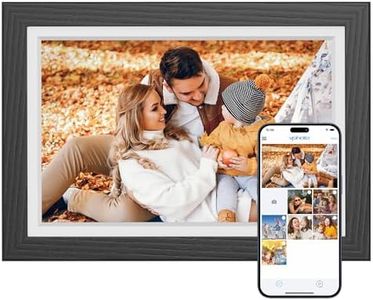Dragon Touch Digital Picture Frame WiFi 10 inch IPS Touch Screen Digital Photo Frame Display, 32GB Storage, Auto-Rotate, Share Photos via App, Email, Cloud, Classic 10 Black