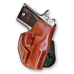 Premium Leather Paddle Holster Open