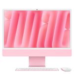 Apple 2024 iMac All-in-One Desktop Computer with M4 chip with 8-core CPU and 8-core GPU: Built for Apple Intelligence, 60.96 cm (24″) Retina Display, 16GB Unified Memory, 256GB SSD Storage; Pink