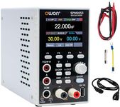 OWON SPM6053 2 in 1 Power Supply & Multimeter(0-60V,0-5A) DC Power Supply Variable, Bench Power Supply, with 2.8 inch High Precision LED, USB Interface Support SCPI, 4 1/2 Digital multimeter