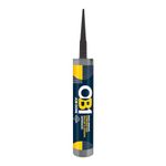 OB1 Anthracite Multi-Surface Construction Sealant & Adhesive - Hybrid Technology - Excellent Chemical Resistance - Water Resistant - Weather Resistant - Food Safe - 290ml