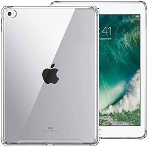 Verco Funda ultraligera para tableta iPad Air 2 (2ª generación de 2014), carcasa resistente con bordes reforzados, funda protectora para Apple iPad Air 2, funda transparente