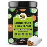 5:15PM Monk Fruit Sweetener with Erythritol 400g | Natural Sugar Replacer | Monk Fruit Extract For Cooking & Baking – 400 grams