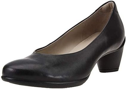 Ecco Women's Sculptured 45 Closed-Toe Pump, Black Dress, EU 40/US 9-9.5