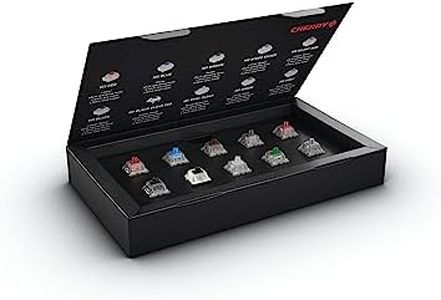 CHERRY MX RGB BLUE Switch Kit, 23 interruttori meccanici per tastiera, Per tastiere fai da te, hot-swap o da gioco, Interruttore tattile con clic (Clicky), Ben udibile e percettibile