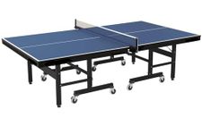 DEUCE Professional Tournament Super Fast DX High Speed 25 MM Superior Consistent Bounce Indoor TT Table - Fast Set Up - Foldable with Single Solo Play Mode II School I Office II Complimentary Play Kit