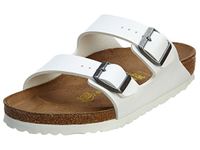 Birkenstock Arizona Birkoflor -MOCCA BLUE WHT BLK AMAZON UK7 - EU40 - US9 - AU8 White