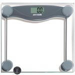 Paul Russells Digital Bathroom Scales, Bath Scales, Body Weight, Weighing Scale for Fitness with High Precision Sensors, Accurate Weight Machine for Humans (st/lb/kg) 28X28cm150KG Wide Platform Grey