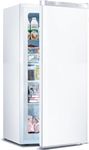 Electactic 6.0 Cu.ft Upright Freezer, Small Stand Up Freezer with Adjustable Thermostat, Removable Glass Shelves, for Bedroom/Home/Dorms/Apartment, White