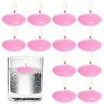 12 Pcs Floating Candles, 1.5 Inch Unscented Floating Candles Water for Wedding Halloween Christmas Party Home Table Centrepieces Decorations