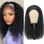 XSY Headband Wig Human Hair Deep Wa