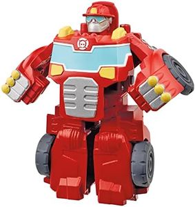 Transformers Playskool Heroes Rescue Bots Academy Classic Heroes Team Heatwave The Fire-Bot Converting Toy, 4.5-Inch Action Figure, Kids Ages 3 and Up