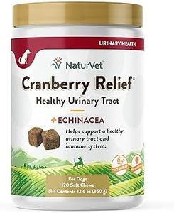 NaturVet – Cranberry Relief Plus Echinacea – Helps Support a Healthy Urinary Tract & Immune System – 120 Soft Chews