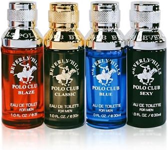 Beverly Hills Polo Club Exclusive Fragrance Collection For Men With 4 Different Fragrances, Blaze, Blue, Classic, and Sexy, 1fl oz Each (Pakaging May Vary)