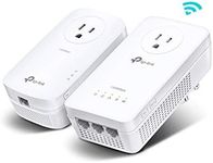 TP-Link Powerline WiFi Extender(TL-WPA8631P KIT)- AV1300 Powerline Ethernet Adapter with AC1200 Dual Band WiFi, Gigabit Port, Passthrough, OneMesh, Plug & Play, Ideal for Gaming/4K TV