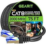 GearIT Cat8 RJ45 (75FT) Shielded Ca