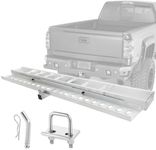 LITBM Motorcycle Hitch Carrier 500LBS, Aluminum Lightweight Robust Dirt Bike Hitch Hauler with 6FT Longest Ramp, Safety Ramp Lock and Hitch Tightener, Fits 2" Receiver, 5.5" Wide Tire