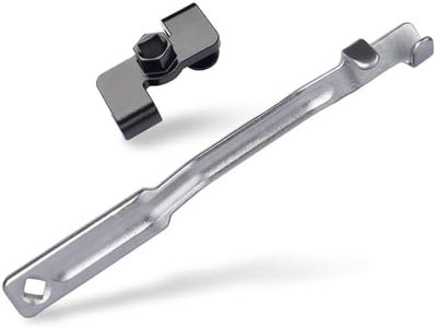 Kisfun Wrench Extender Tool Set Bar and Adaptor Wrench Extension Hand Tool Torque Amplifier with Square Hole for Mechanics Garage Tradesman Drive Breaker Cheater Bars (01-Wrench Extender Set)