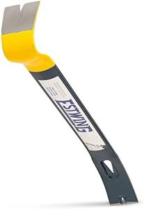 ESTWING Handy Bar Nail Puller - 15" Pry Bar with Wide, Thin Blade & Forged Steel Construction - HB-15