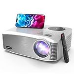 WEWATCH 20000LM 500 ANSI Projector - V70 Native 1080P Projector 5G WiFi Bluetooth Projector Indoor Office, Full HD Home Theater Movie Projector, Portable Video Projectors Compatible with HDMI/VGA/USB